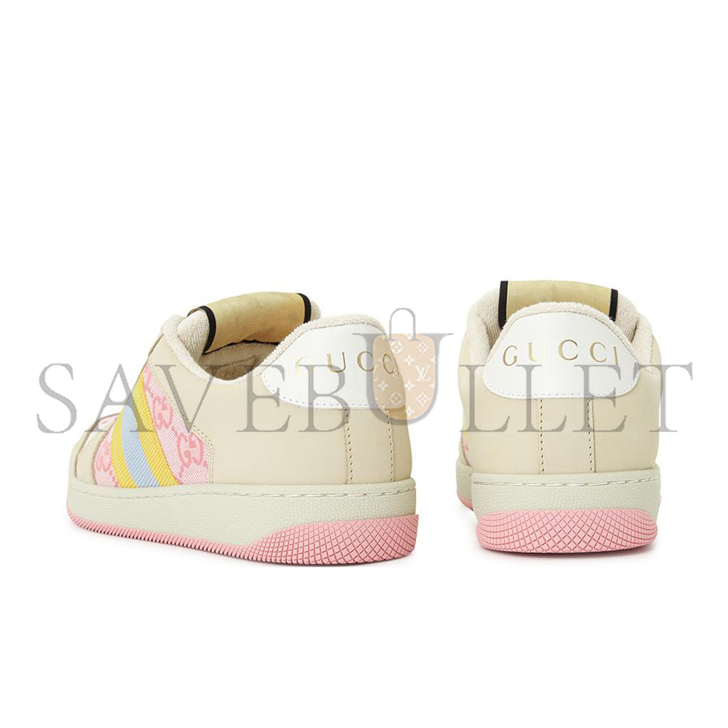 GUCCI SCREENER GG SNEAKERS 'PINK BEIGE' 741575